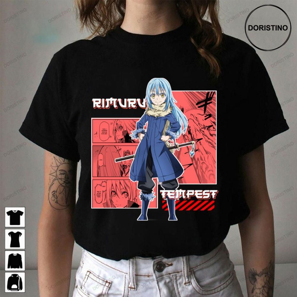 Rimuru Tempest Tensei Shitara Slime Datta Ken Anime Limited Edition T-shirts